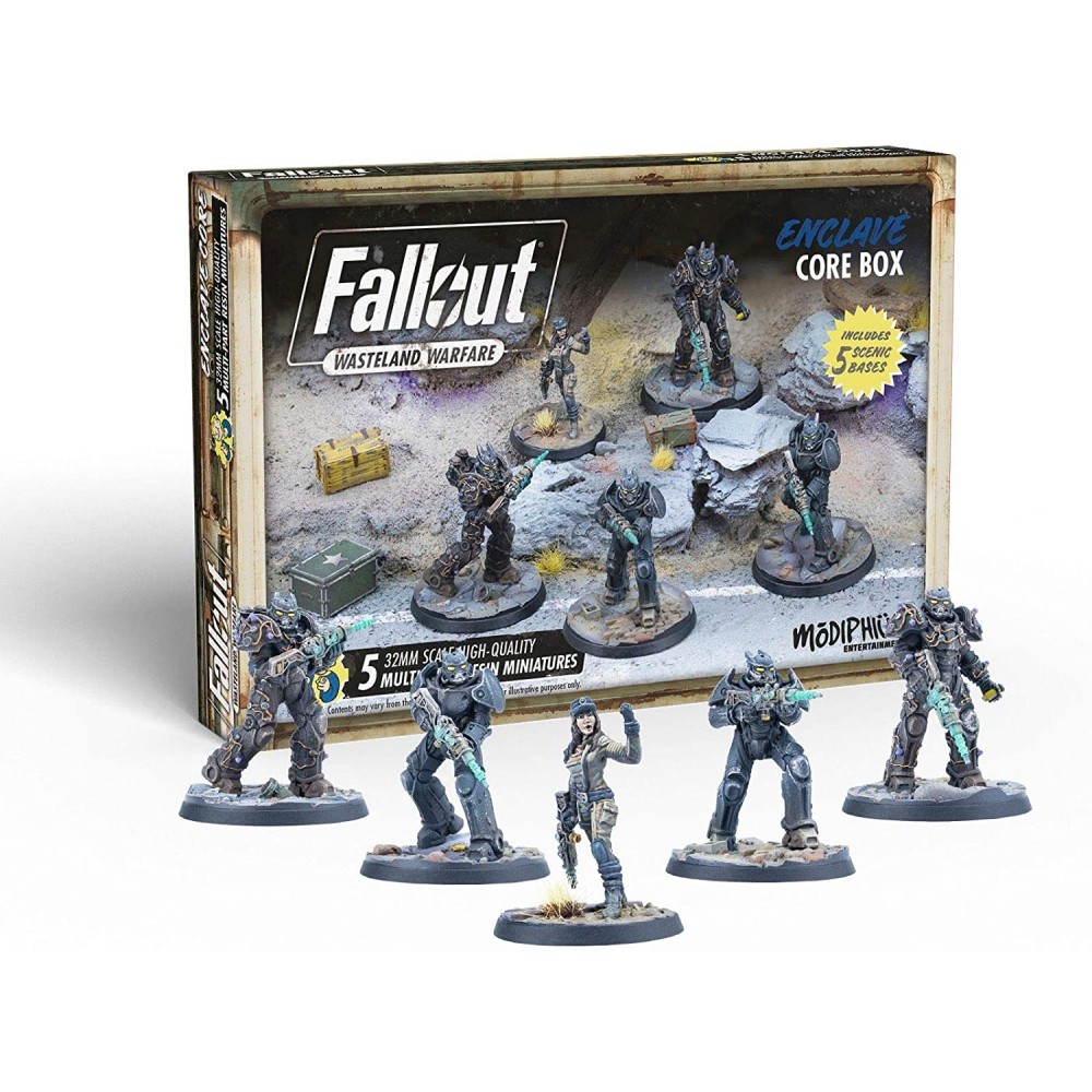 Fallout Wasteland Warfare Enclave Core Box - imagine 2