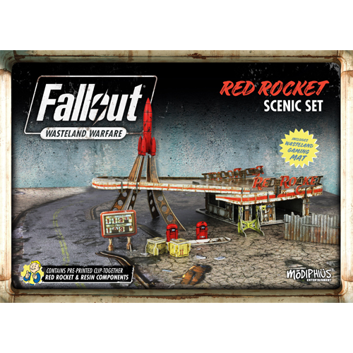 Fallout: Wasteland Warfare - Red Rocket Scenic Set Acc