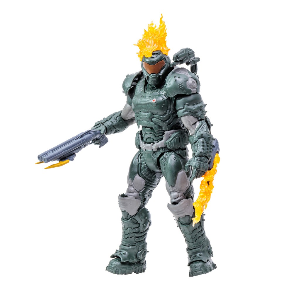 Figurina Articulata Doom 7in Doom Slayer (Ember Skin) - imagine 3