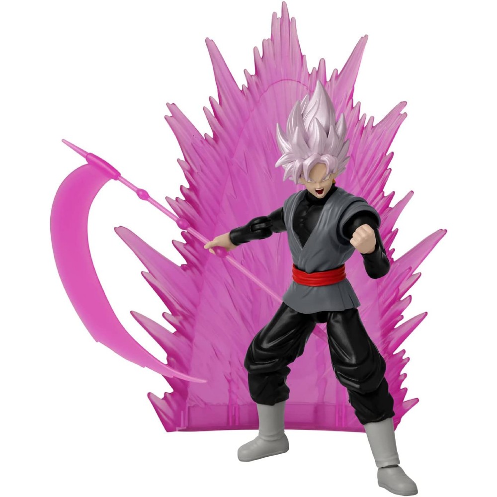Figurina Articulata Dragon Stars 17 cm - Power Pack - Super Saiyan Rose Goku Black - imagine 3
