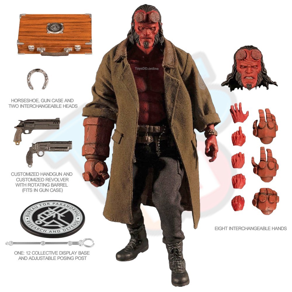 Figurina Articulata Hellboy (2019) 1/12 Hellboy 17 cm - imagine 2