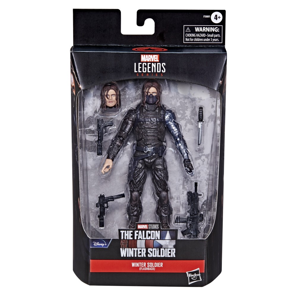 Figurina Articulata Marvel Legends 6in The Winter Soldier MCU - imagine 6