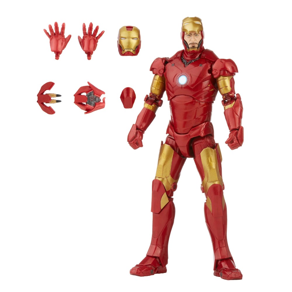 Figurina Articulata Marvel Legends Infinity Saga 6in Iron-Man Mark III - imagine 3