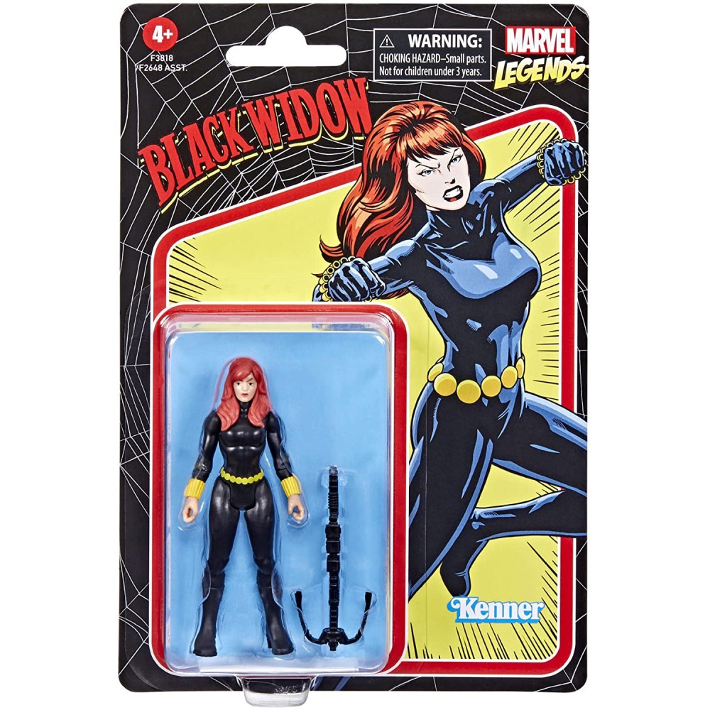 Figurina Articulata Marvel Legends Retro 3.75 Black Widow - imagine 2