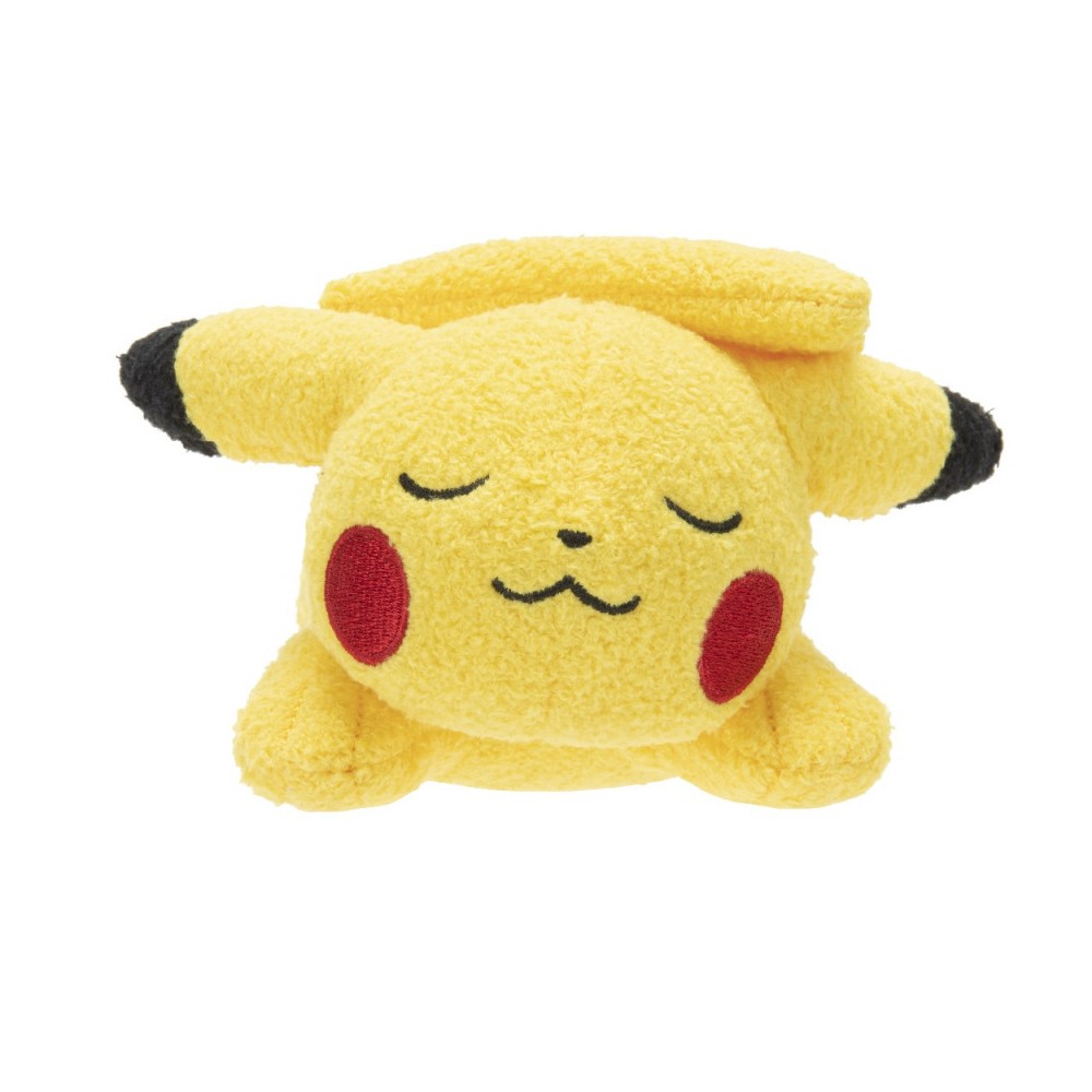 Figurina de Plus 13 cm Pokemon Pikachu Adormit - imagine 2