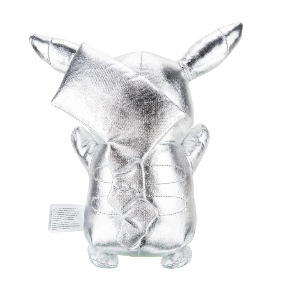 Figurina de Plus Pokemon 25th Anniversary Select Silver Version Pikachu 30 cm - imagine 2