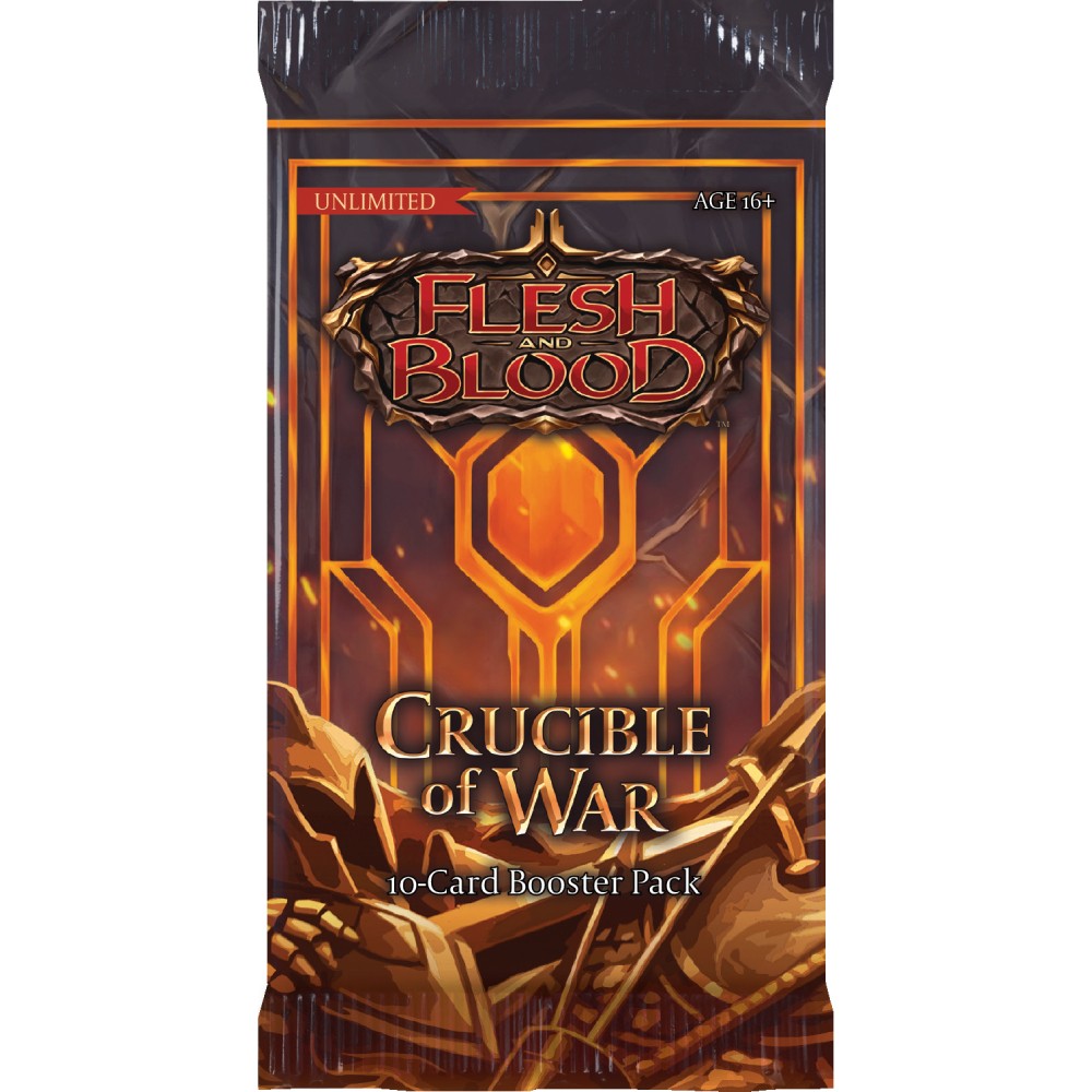 Flesh and Blood TCG - Crucible of War Unlimited Booster Pack