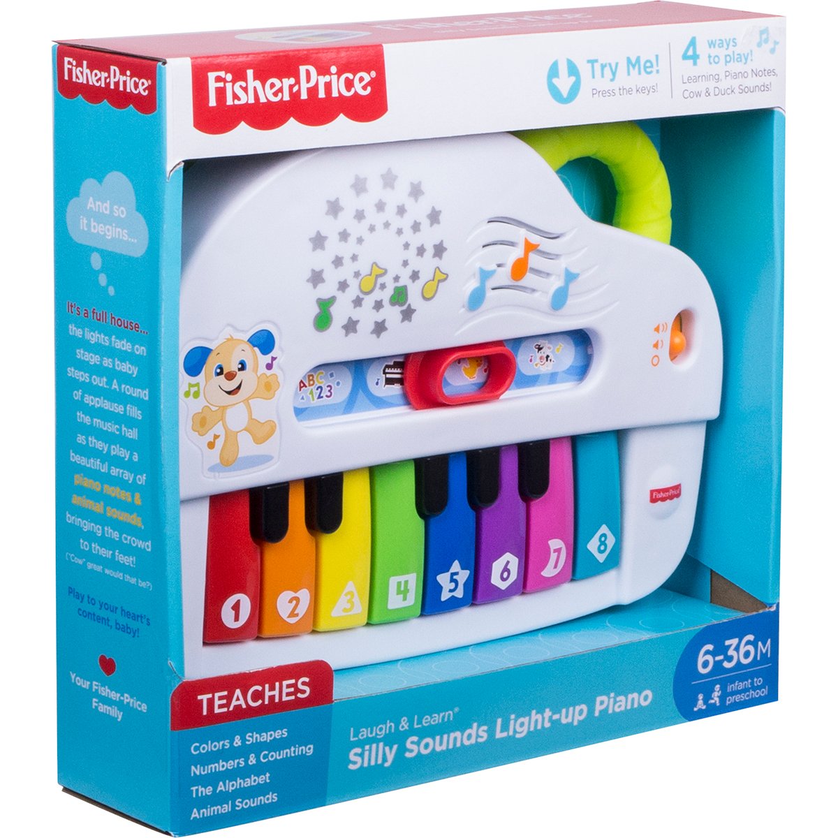 Jucarie bebelusi Fisher Price, Laugh and Learn, Pian interactiv