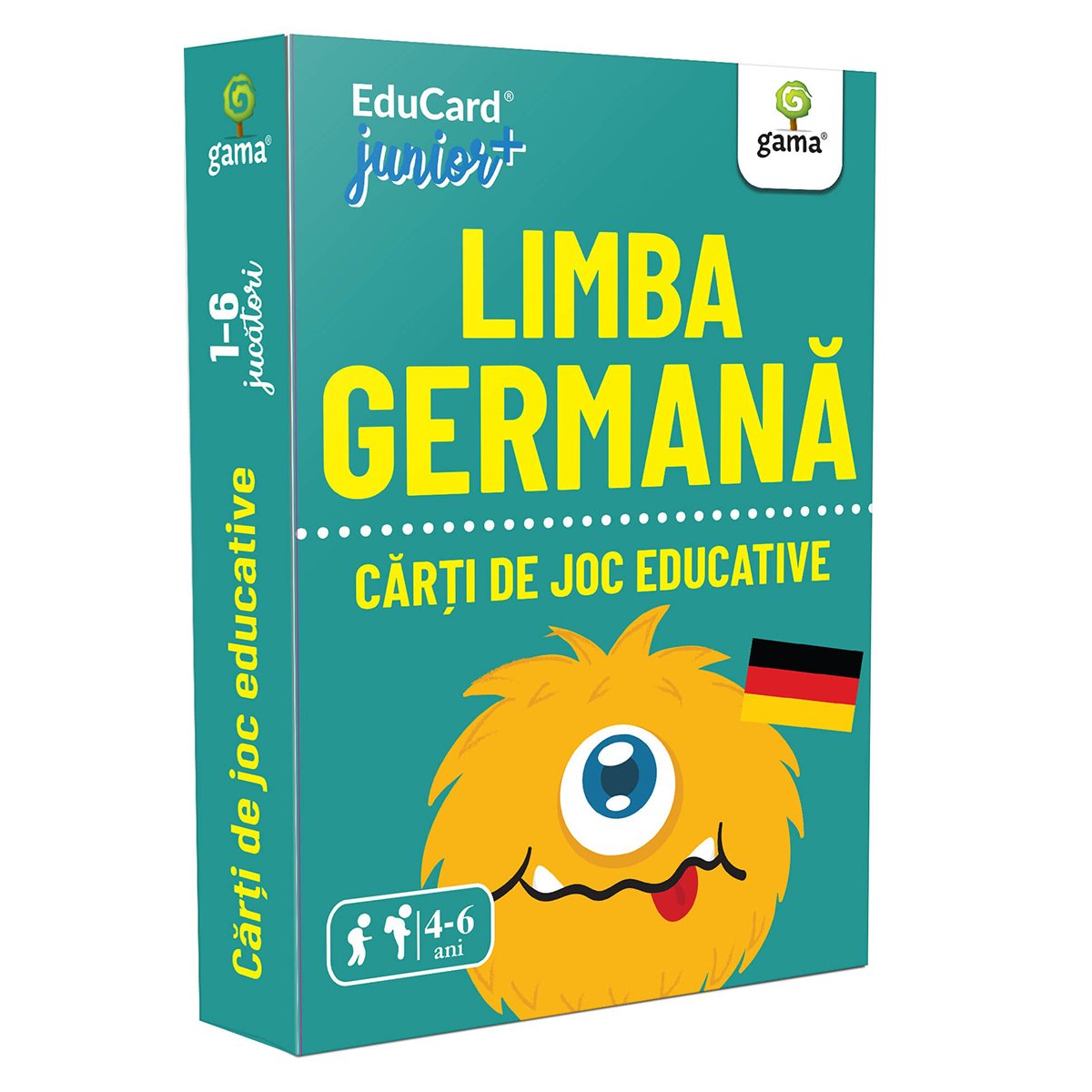 Editura Gama, Carti de joc educative Junior Plus, Limba germana