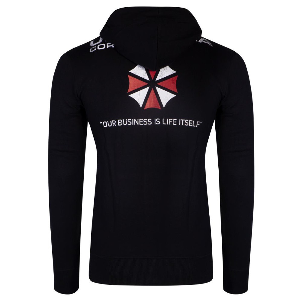 Hanorac cu Fermoar si Gluga Resident Evil Umbrella - imagine 2