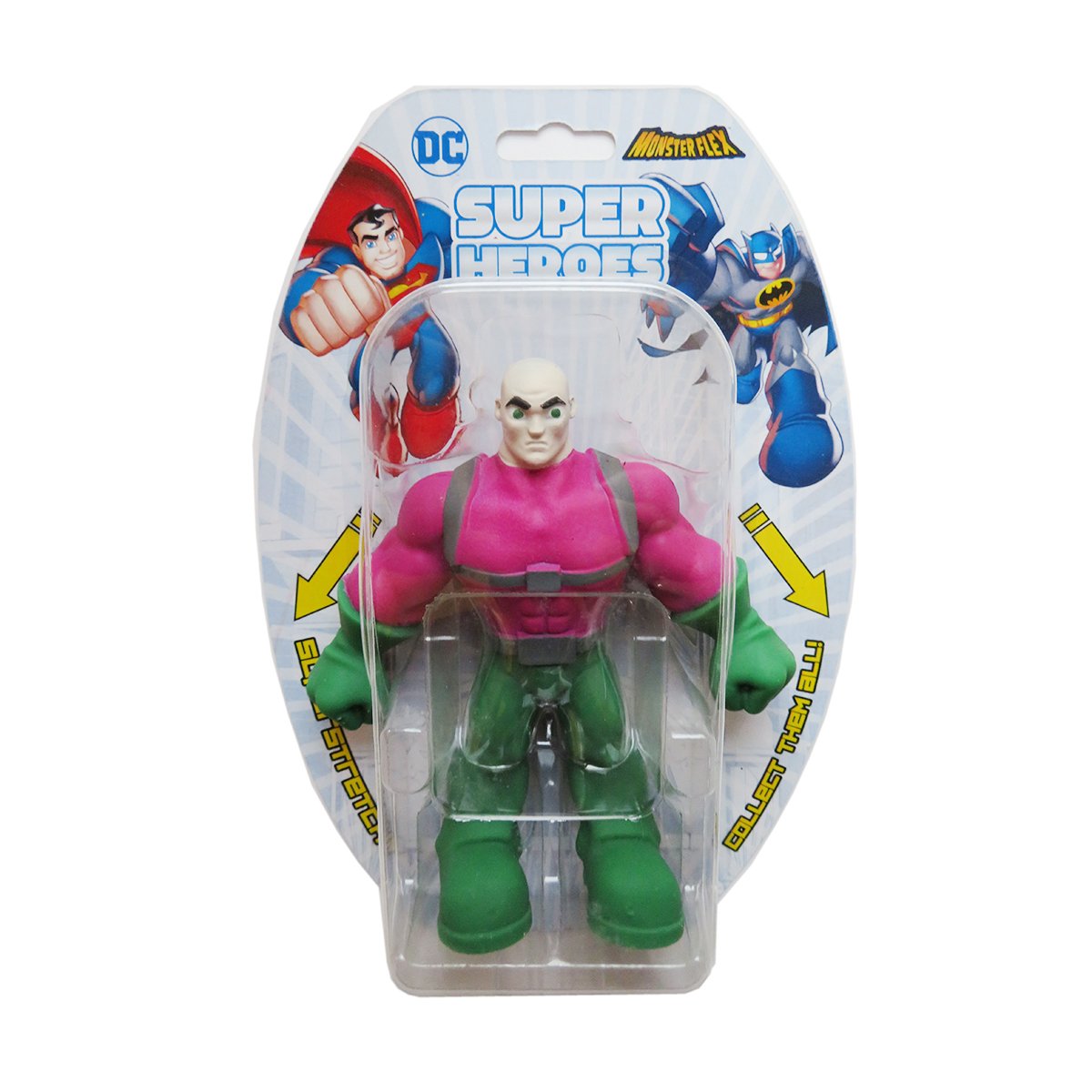 Figurina flexibila Monster Flex, DC Super Heroes, Lex Luthor