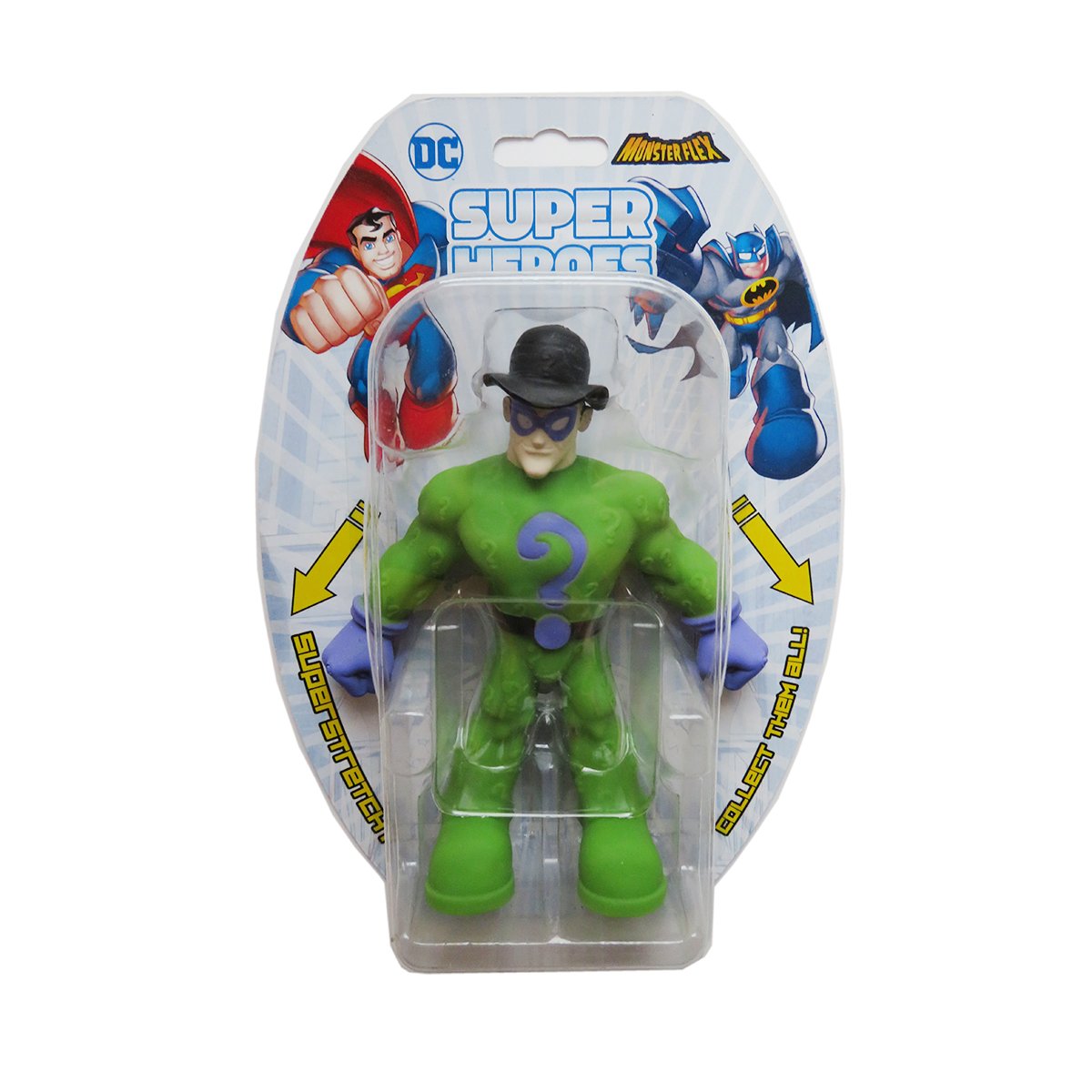 Figurina flexibila Monster Flex, DC Super Heroes, The Riddler