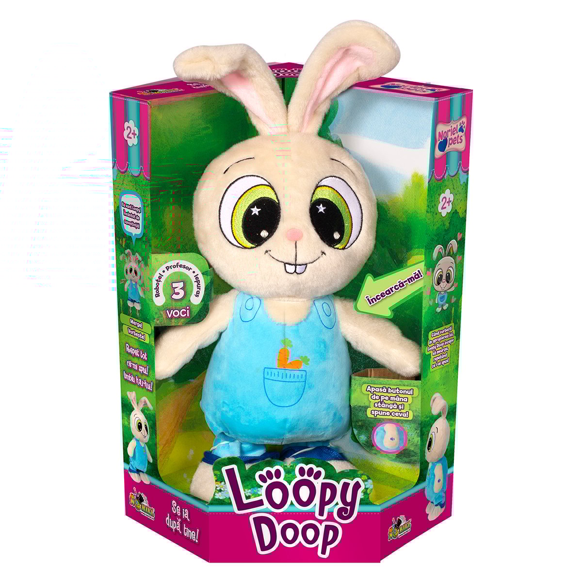 Jucarie de plus interactiva Noriel Pets - Loopy Doop
