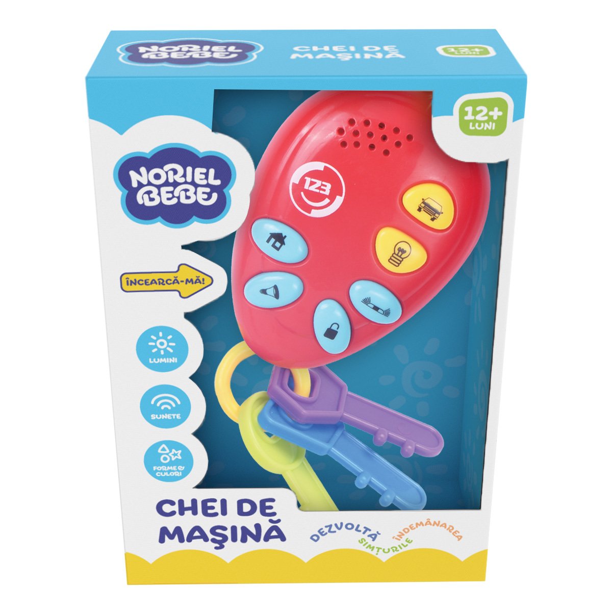Jucarie bebelusi Noriel Bebe, Chei de masina