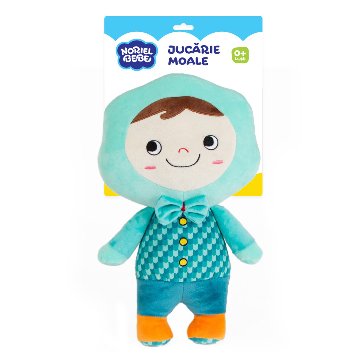 Jucarie de plus, moale, pentru somn, Noriel Bebe, albastru