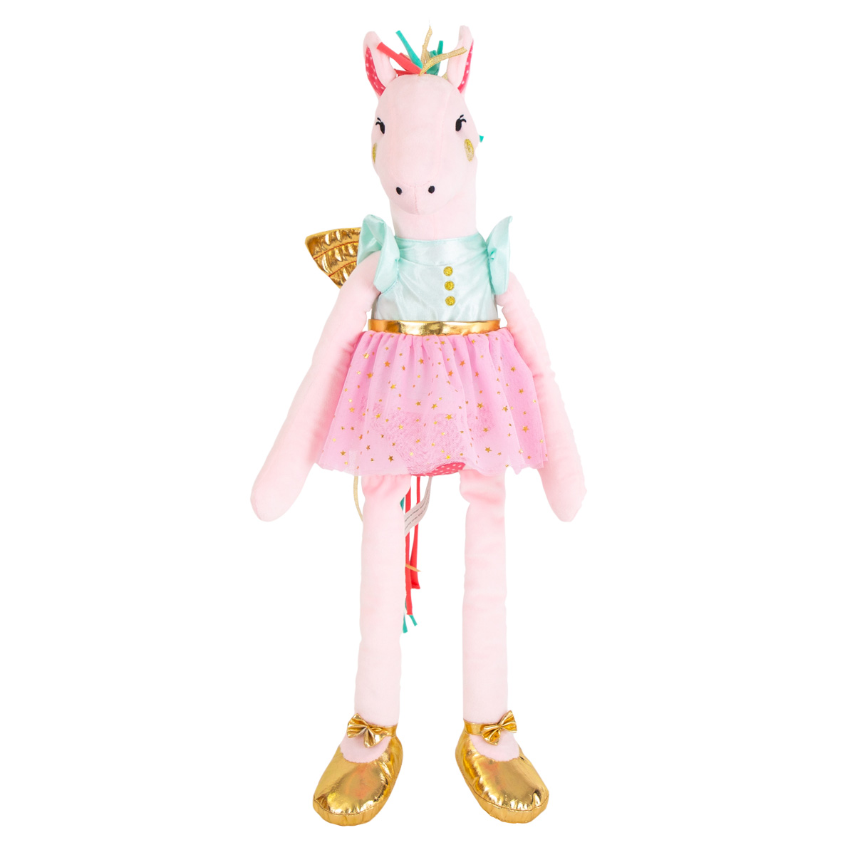 Jucarie de plus, Noriel Plus, Fetita Unicorn, 65 cm