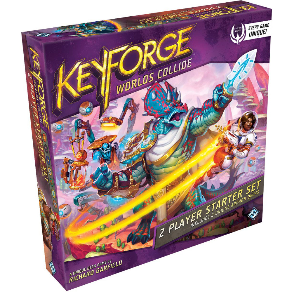 Joc KeyForge Worlds Collide Starter Set 2 Jucatori