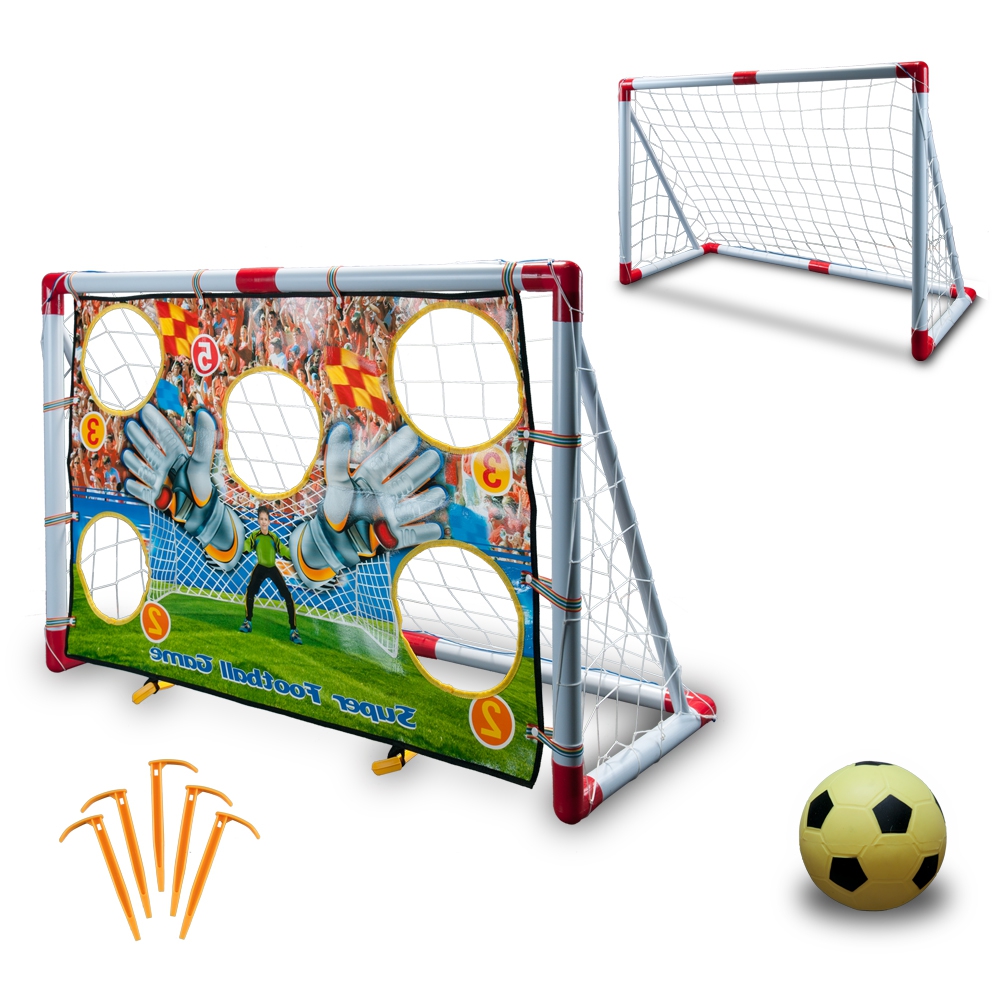 Set poarta si minge de fotbal King Sport