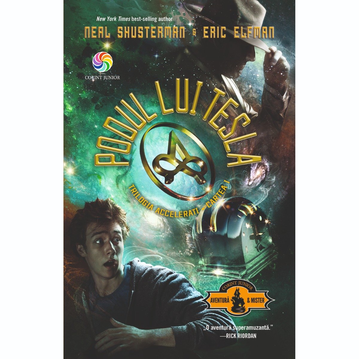 Carte Editura Corint, Accelerati vol. 1 Podul lui Tesla, Neal Shusterman, Eric Elfman
