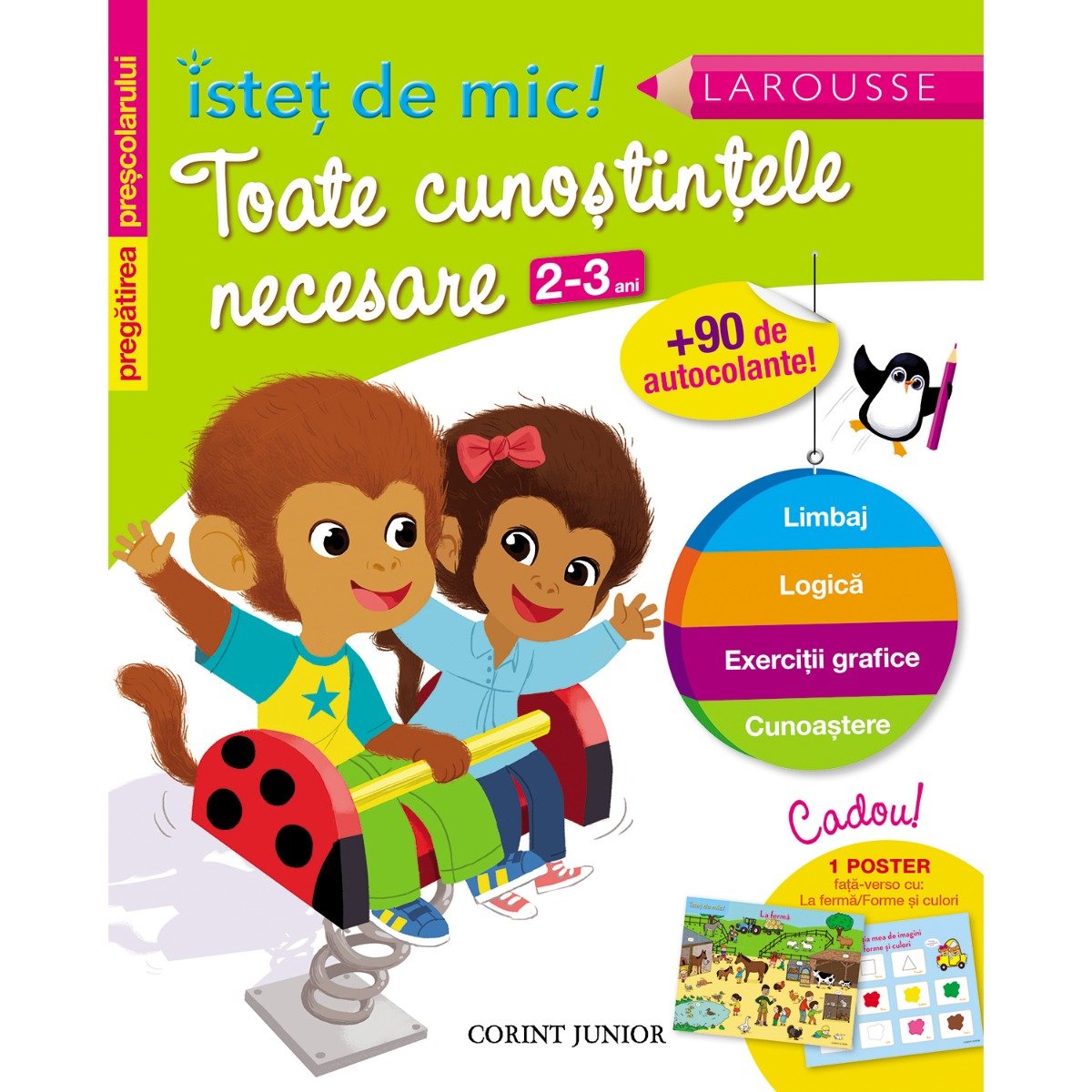 Carte Editura Corint, Istet de mic! Pregatirea prescolarului. Toate cunostintele necesare, 2-3 ani