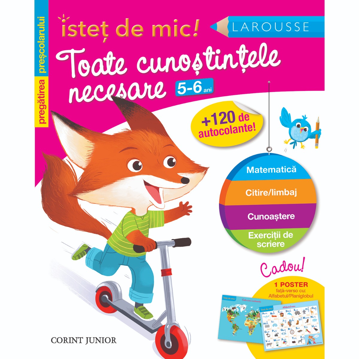 Carte Editura Corint, Istet de mic! Pregatirea prescolarului. Toate cunostintele necesare 5-6 ani, Guy Blandino