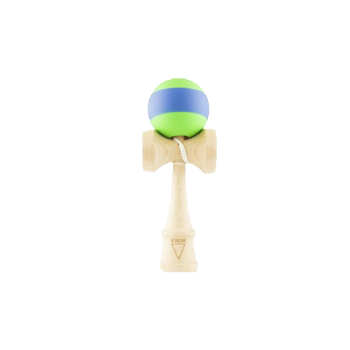 Kendama Krom Rubber Stripe Green With Blue