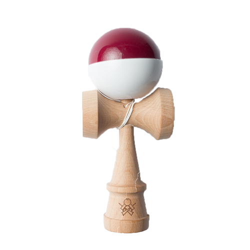 Kendama Sweets Sumo Half Split Maroon White