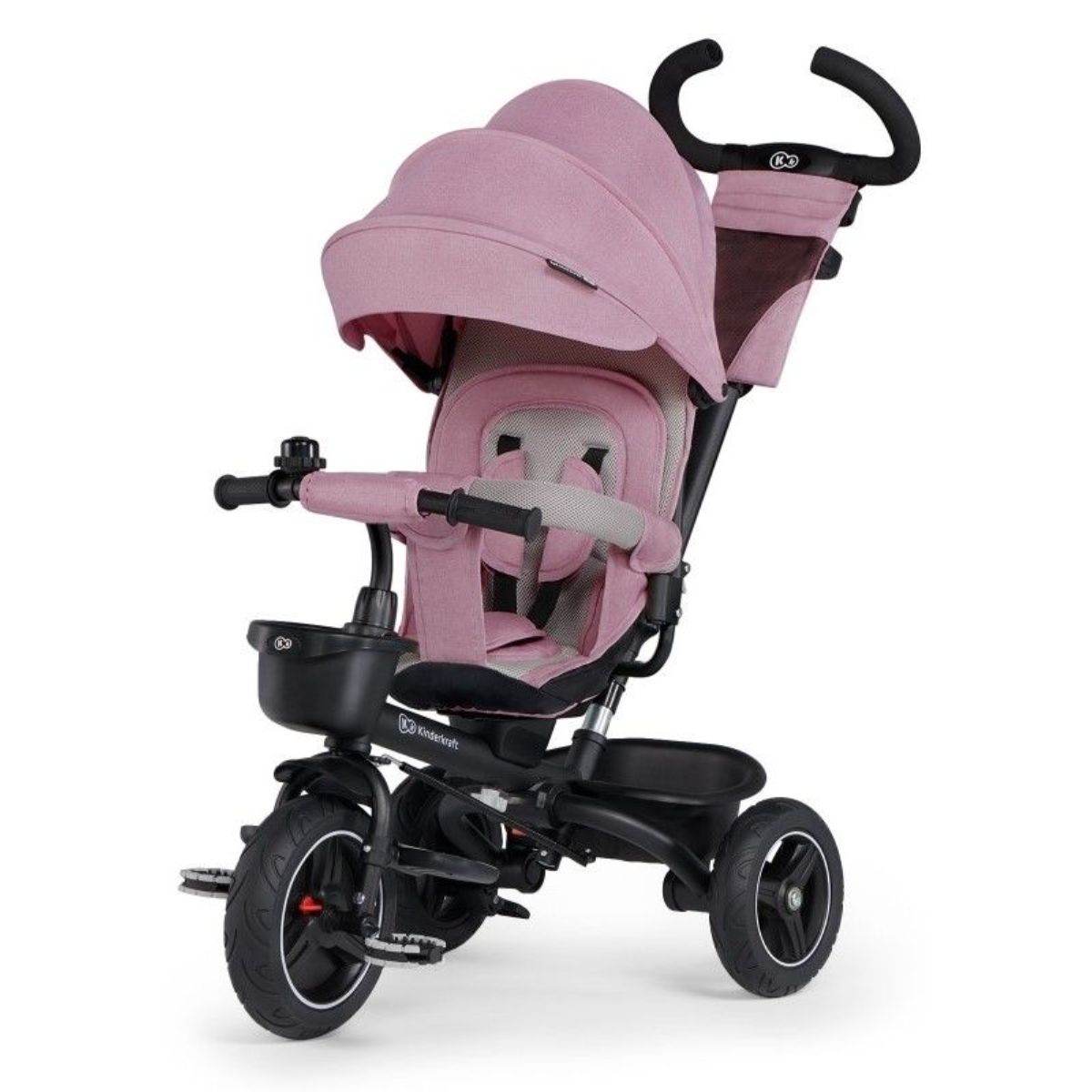 Tricicleta 5 in 1, Kinderkraft, Spinstep, Pink