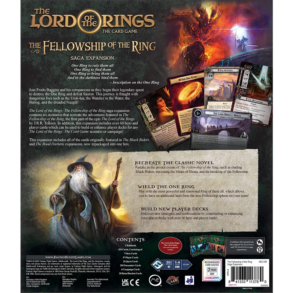 Lord of the Rings LCG - Fellowship of the Ring Saga - imagine 3