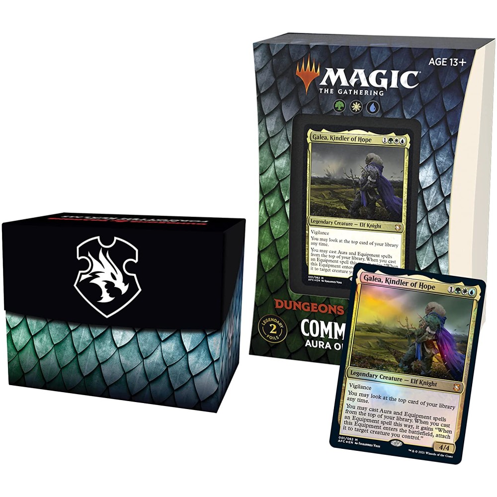 Magic the Gathering - Adventures in the Forgotten Realms Commander Deck – Aura of Courage - imagine 2