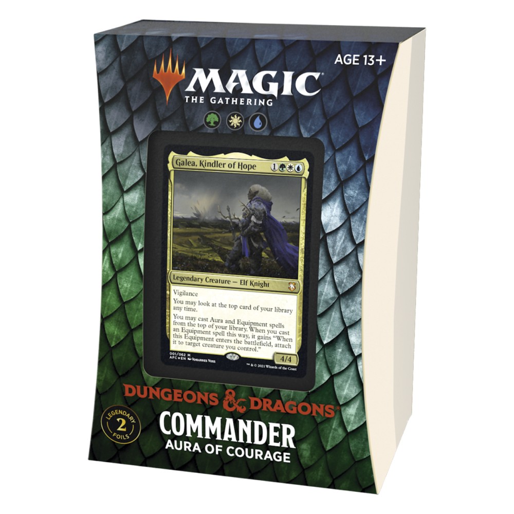 Magic the Gathering - Adventures in the Forgotten Realms Commander Deck – Aura of Courage