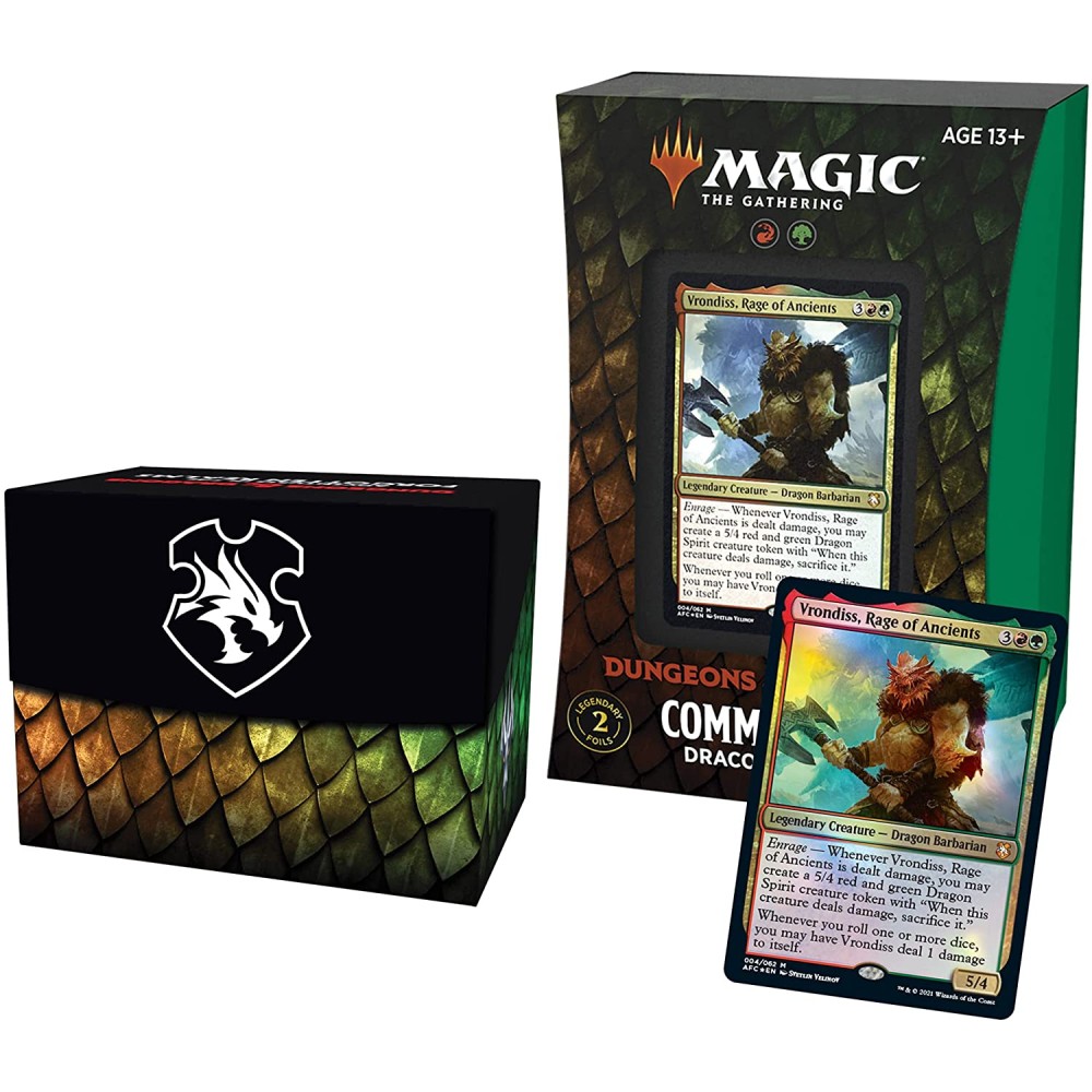 Magic the Gathering - Adventures in the Forgotten Realms Commander Deck – Draconic Rage - imagine 2