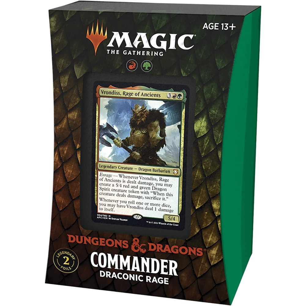 Magic the Gathering - Adventures in the Forgotten Realms Commander Deck – Draconic Rage