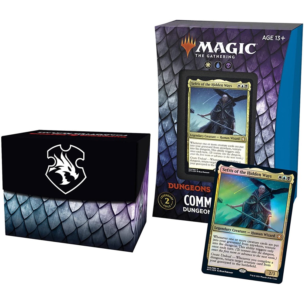 Magic the Gathering - Adventures in the Forgotten Realms Commander Deck – Dungeons of Death - imagine 2