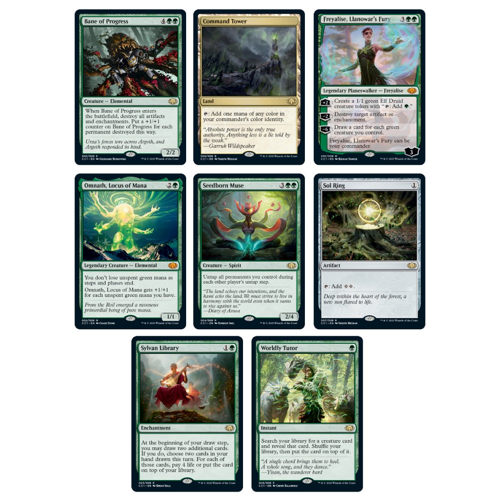 Magic the Gathering Commander Collection Green WPN Regular Exclusive - imagine 2