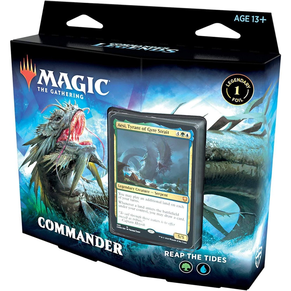 Magic the Gathering Commander Legends Commander Deck Reap the Tide