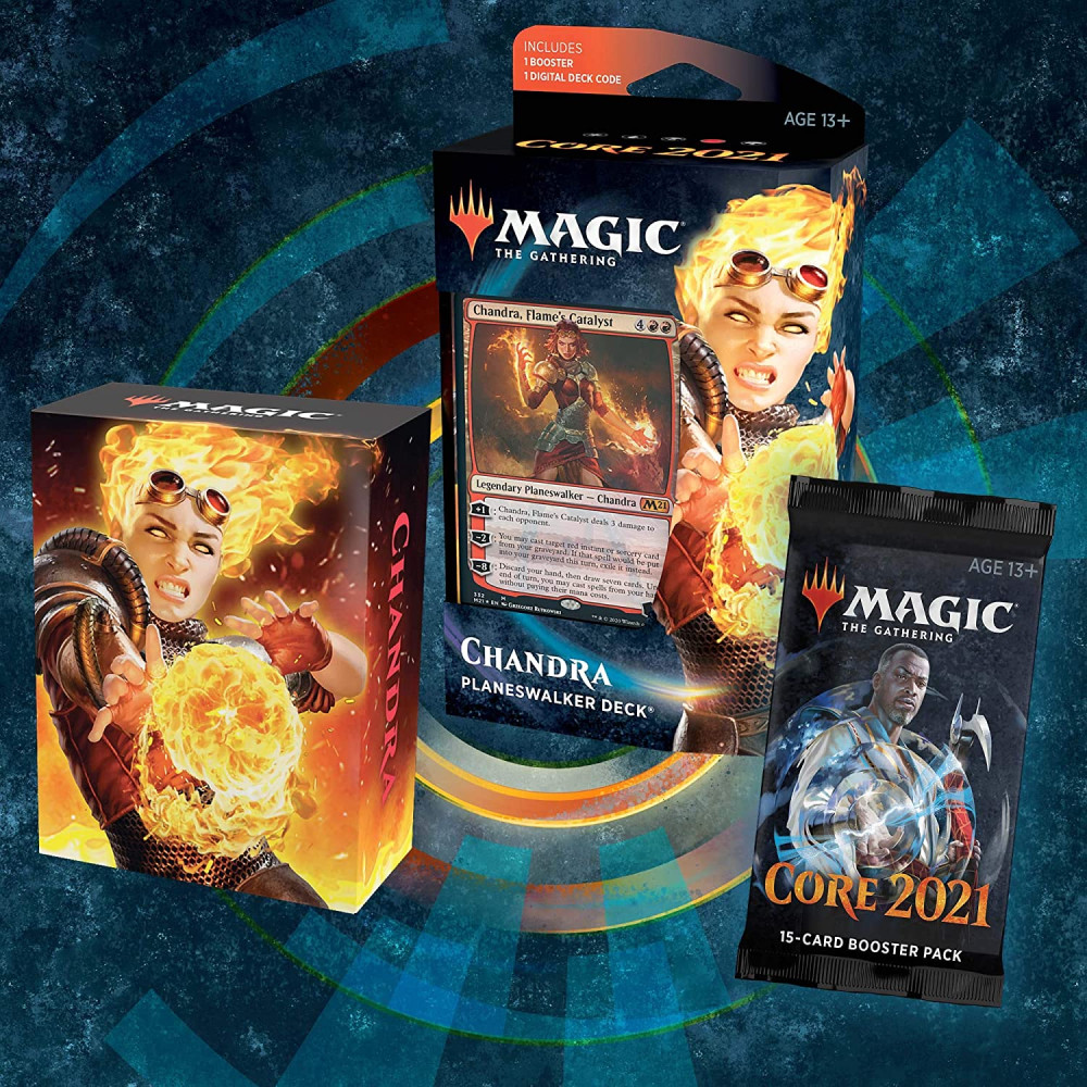 Magic the Gathering Core Set 2021 Planeswalker Deck Chandra - imagine 2