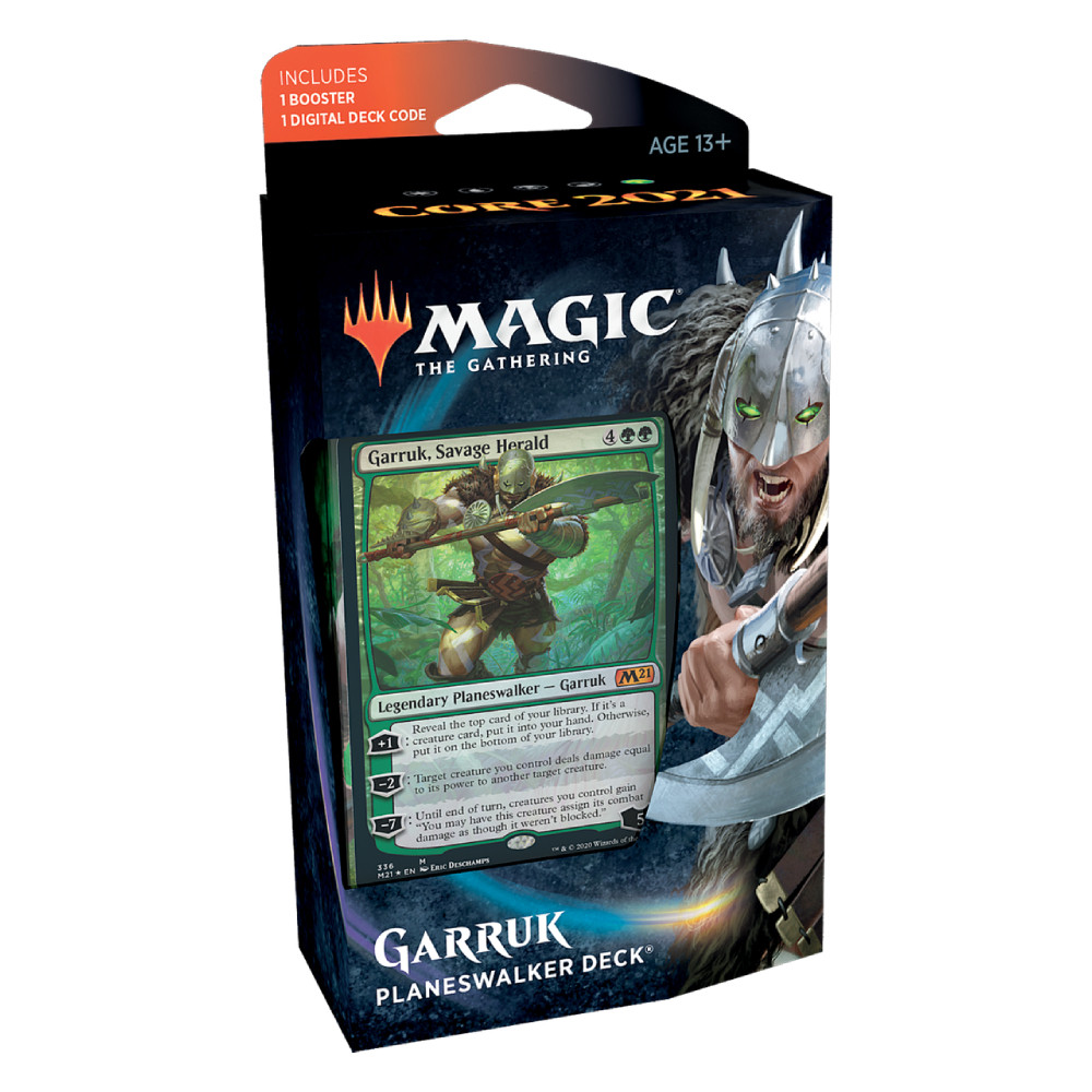 Magic the Gathering Core Set 2021 Planeswalker Deck Garruk