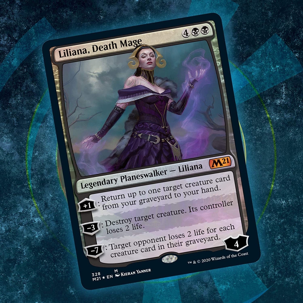 Magic the Gathering Core Set 2021 Planeswalker Deck Liliana - imagine 3