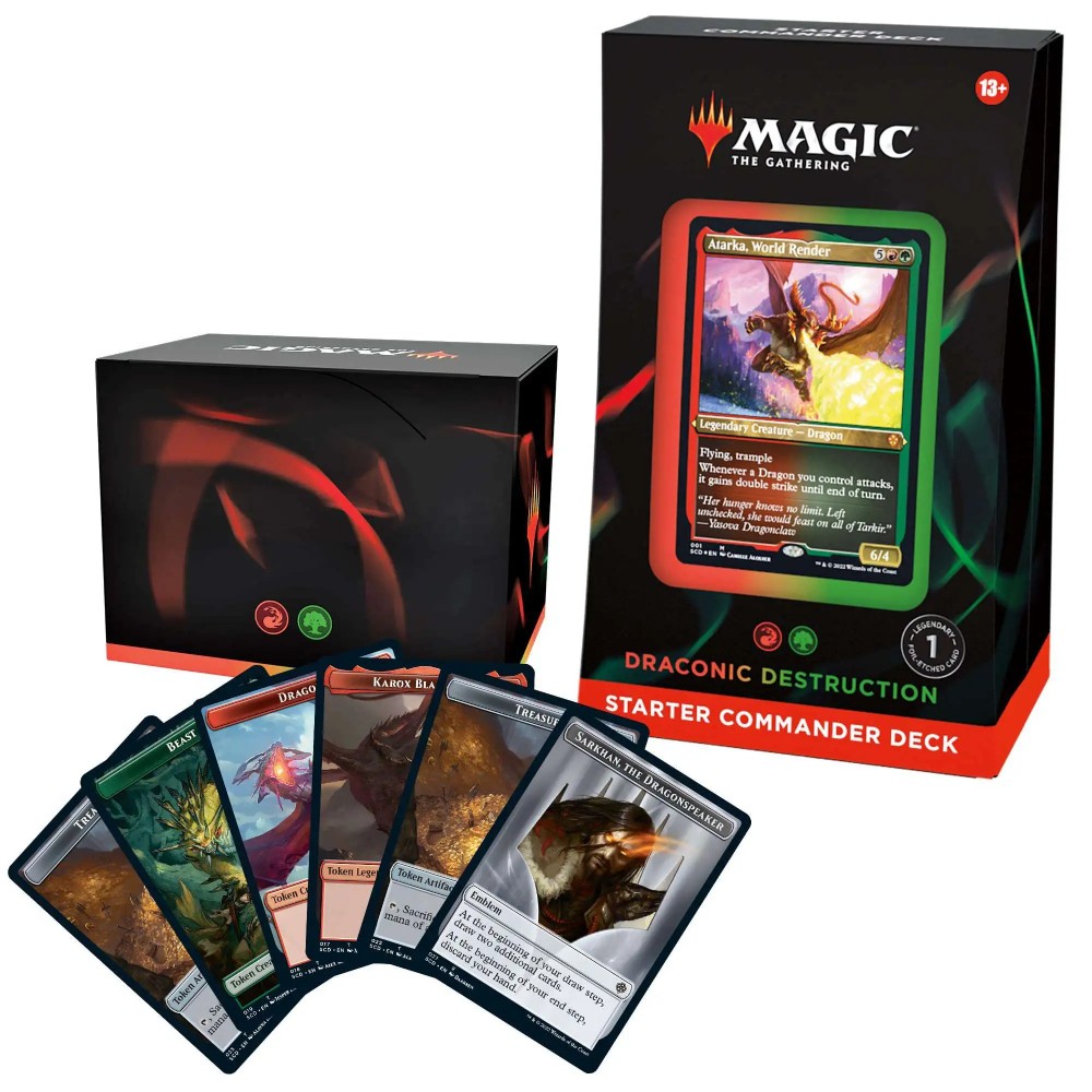 Magic the Gathering - Evergreen Starter Commander - Draconic Destruction - imagine 2