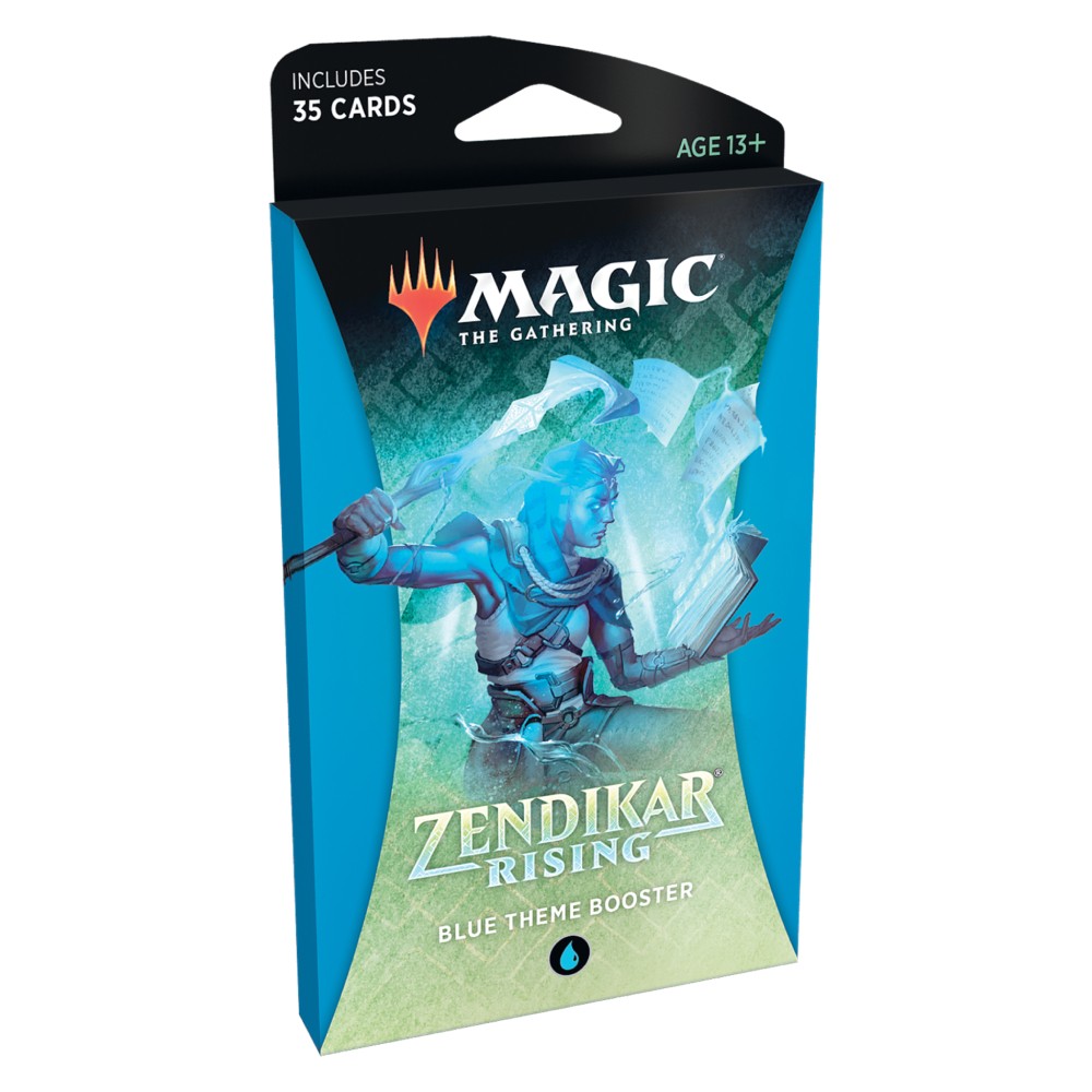 Magic the Gathering Zendikar Rising Theme Booster Blue