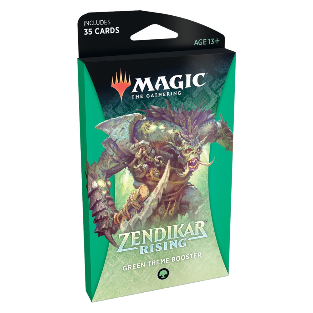 Magic the Gathering Zendikar Rising Theme Booster Green