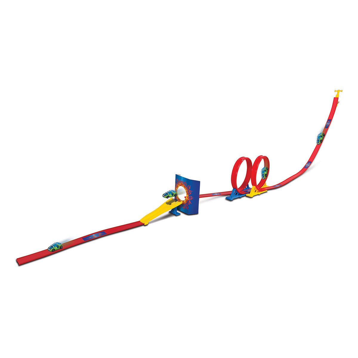 Set de joaca cu masinuta Maisto Fresh Metal, Double Loop