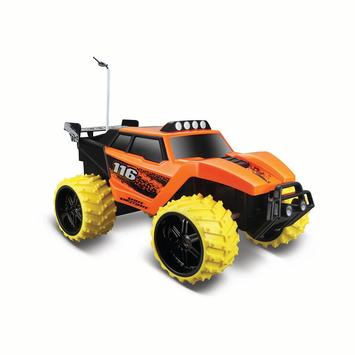 Masinuta off-road cu telecomanda Dirt Demon Maisto, 1:16, Portocaliu