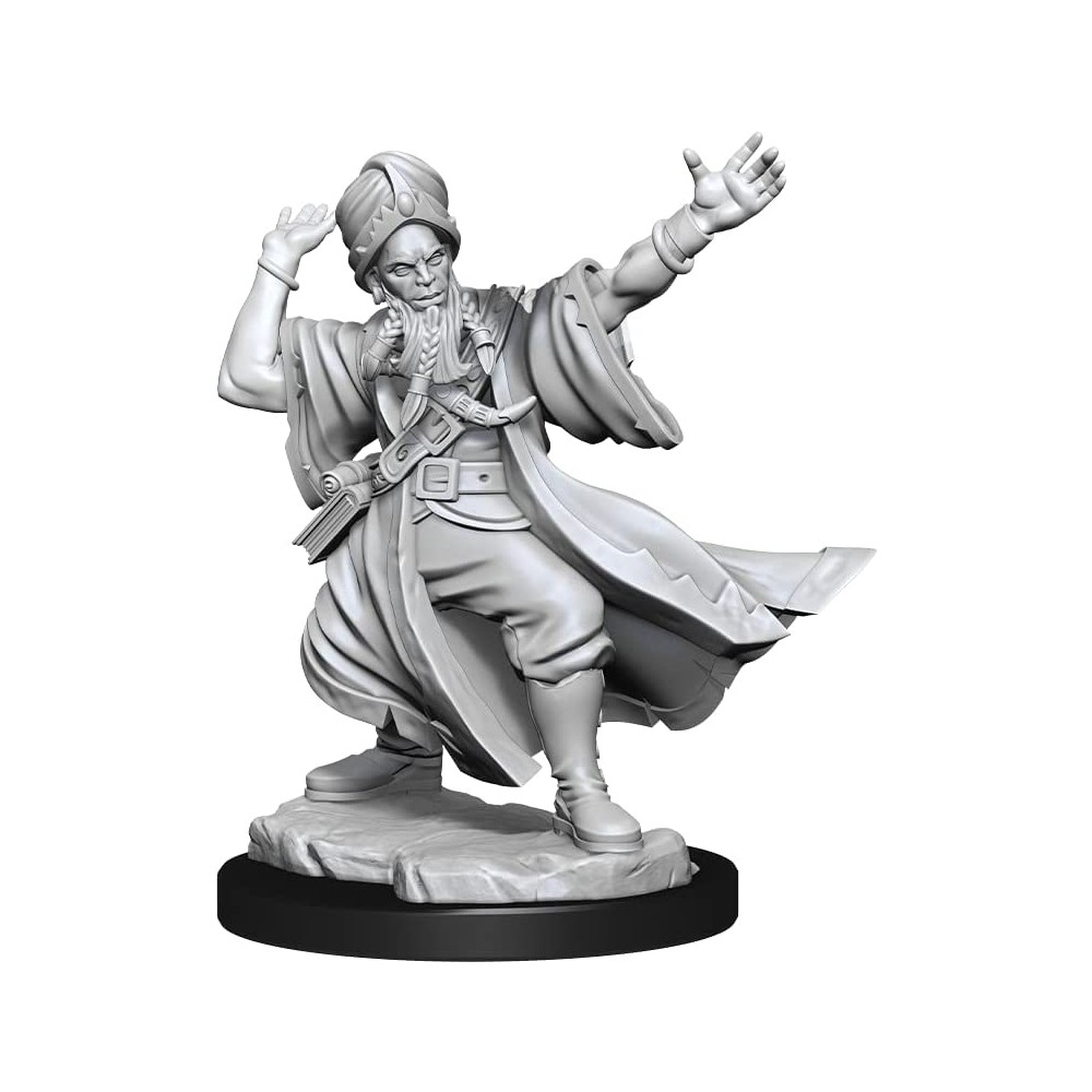 Miniatura Nepictata D&D Frameworks Human Wizard Male (W1)