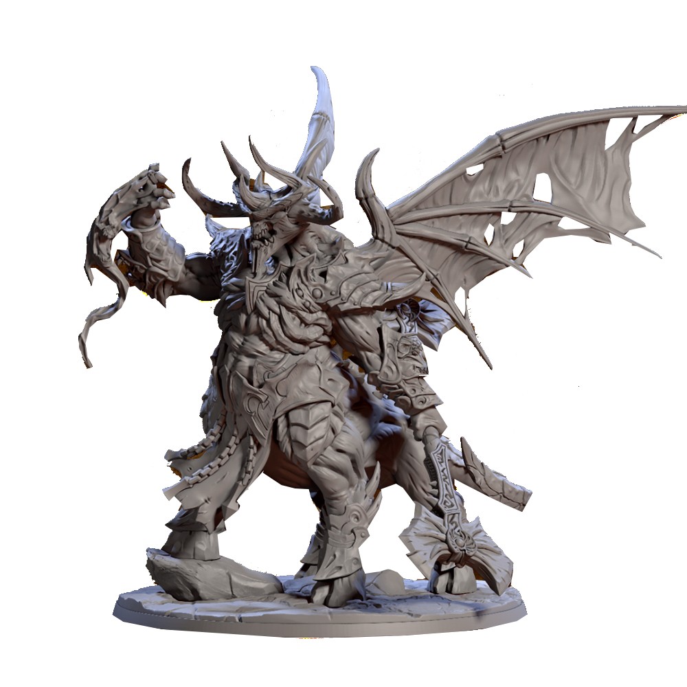 Miniatura Nepictata Elemental Beacon - Astaroth the Soulforged