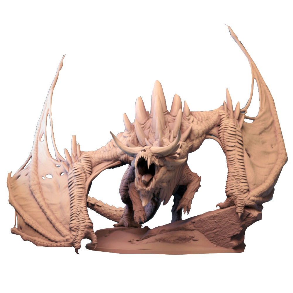 Miniatura Nepictata Elemental Beacon - Elder Magma Dragon
