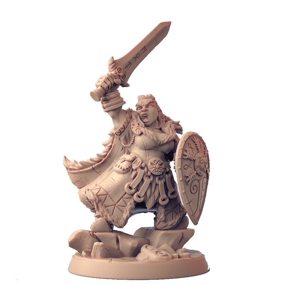 Miniatura Nepictata Elemental Beacon - Gerda Jarl of Huskald