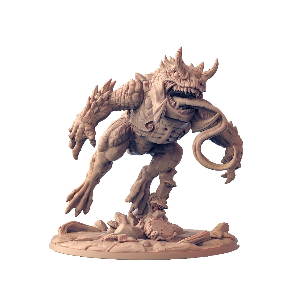 Miniatura Nepictata Elemental Beacon - Giant Horned Demonfrog