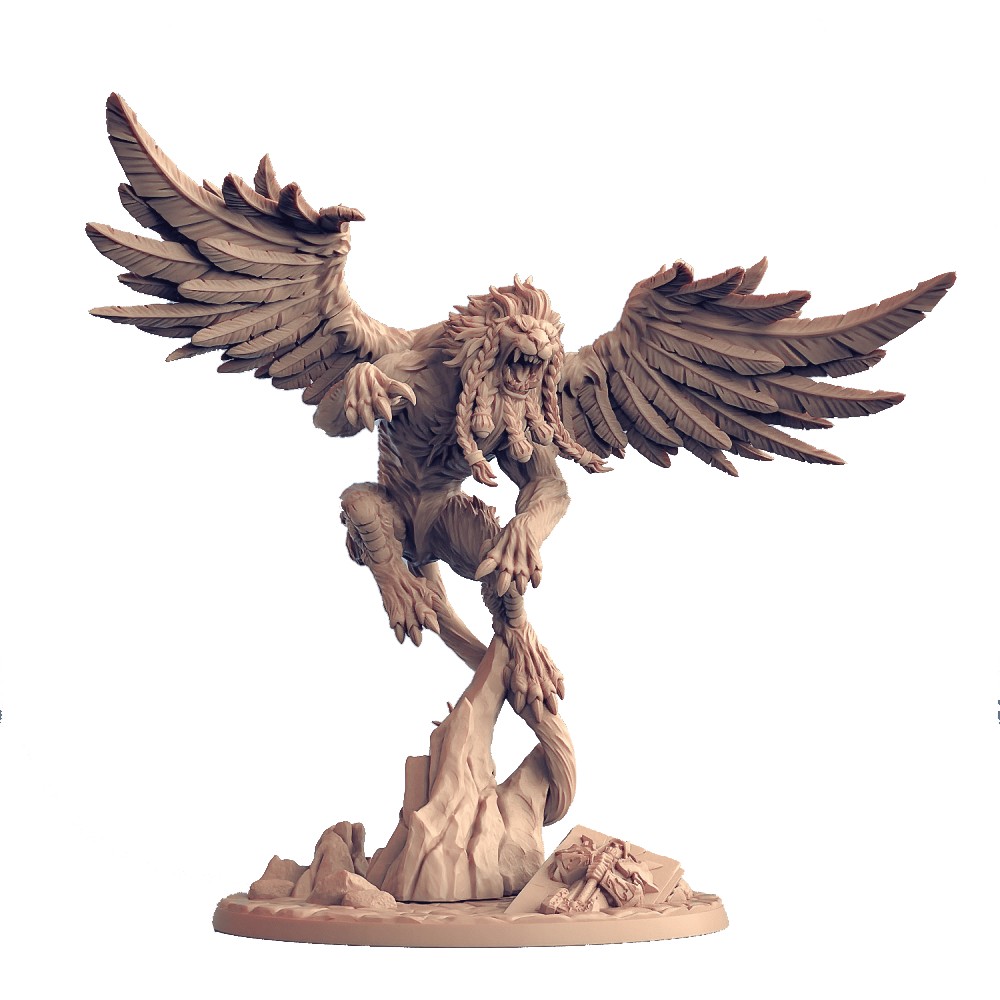 Miniatura Nepictata Elemental Beacon - Proudmane Winged Lion